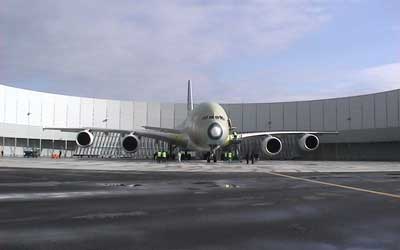 Ground Run Up Enclosure with A380